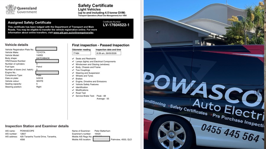 Safety Certificate